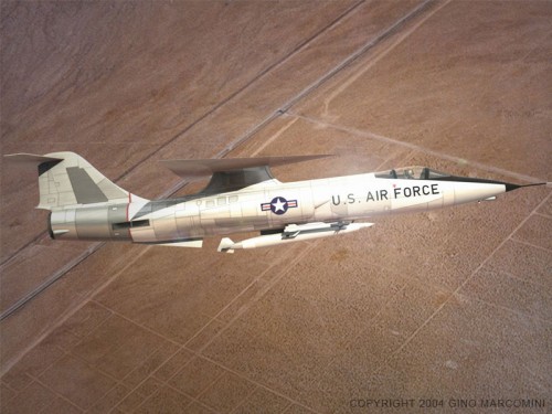 F-104G VTOL(СВВП), разработанный на основе F-104. 